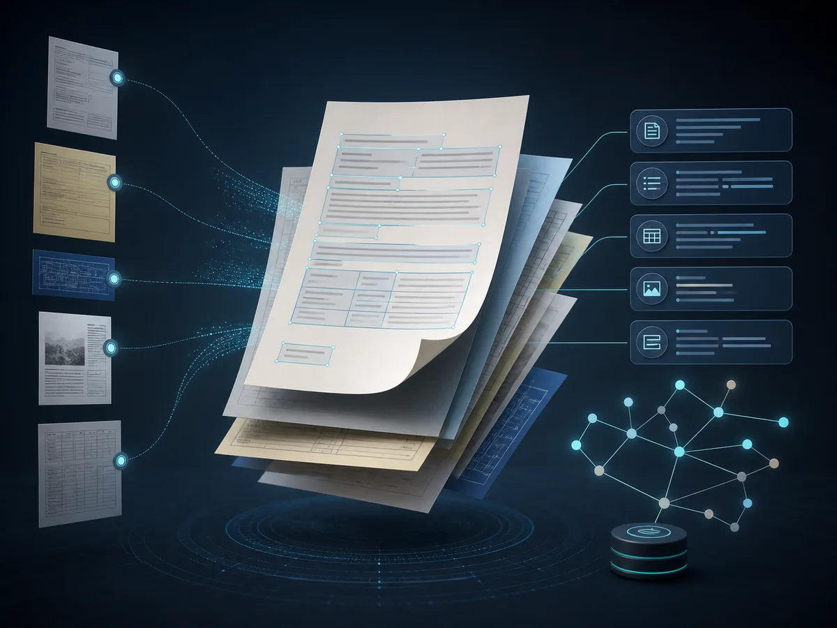 Documents transformed into structured and searchable operational information